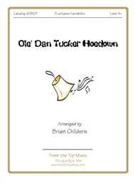 Ole' Dan Tucker Hoedown Handbell sheet music cover Thumbnail